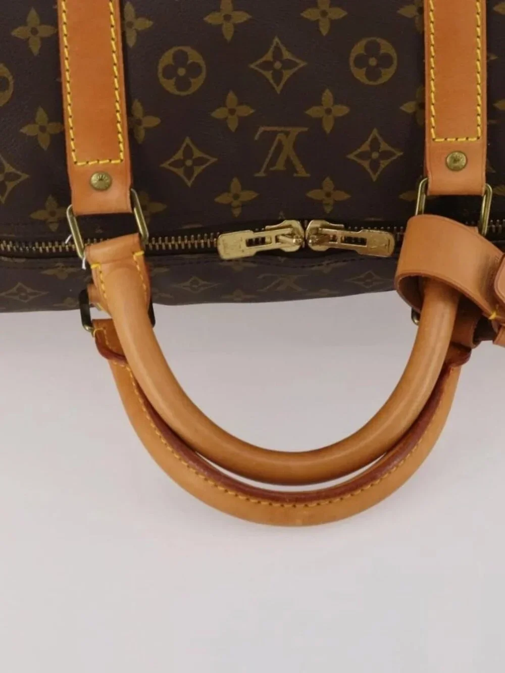 LOUIS VUITTON Monogram Keepall 60 Boston Bag M41422 LV Auth ep14883V